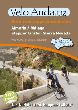 Rennradcamps Andalusien