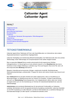 Callcenter Agent
