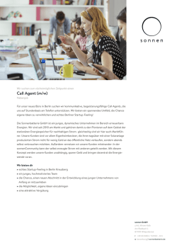 Call Agent (m/w) - Nebenjob Berlin