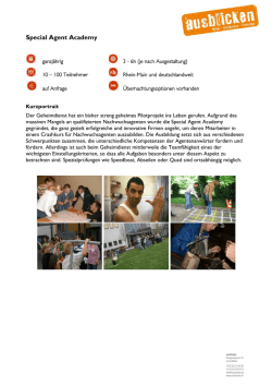 Special Agent Academy