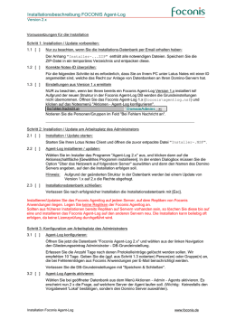 Dokument Anleitung-Neuinstallation-Update-Agentlog von