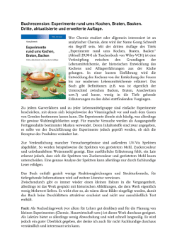 Buchrezension: Experimente rund ums Kochen, Braten - dbs-lin
