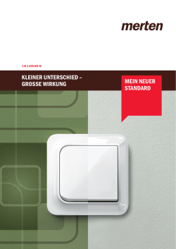 Mein neuer Standard kleiner unterSchied &ndash; groSSe wirkung