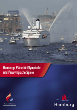 Hamburgs Pl&auml;ne f&uuml;r Olympische und Paralympische Spiele