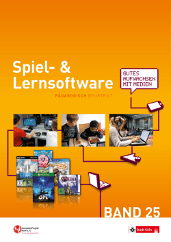 Spiel- & Lernsoftware &ndash; P&auml;dagogisch beurteilt | Band 25