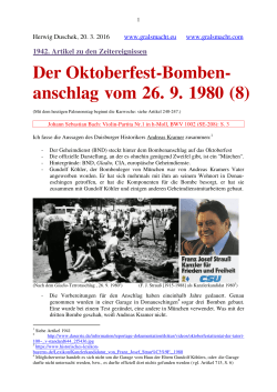 Der Oktoberfest-Bomben- anschlag vom 26. 9. 1980 (8)