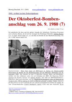 Der Oktoberfest-Bomben- anschlag vom 26. 9. 1980 (7)