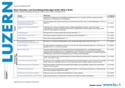 Diese Gesetzes- und Verordnungsänderungen treten 2016 in Kraft