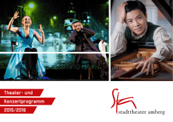 Theater- und Konzertprogramm 2015/2016