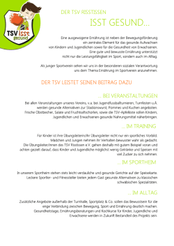 ISST GESUND&hellip; - TSV Ri&szlig;tissen