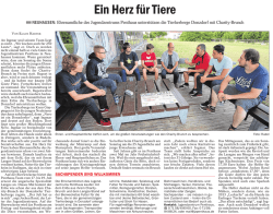 Ein Herz f&uuml;r Tiere
