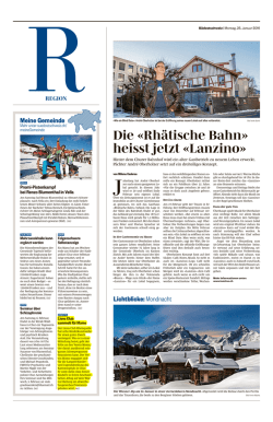 Die &laquo;Rh&auml;tische Bahn&raquo; heisst jetzt &laquo;Lanzino&raquo;