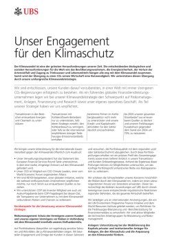 Unser Engagement für den Klimaschutz