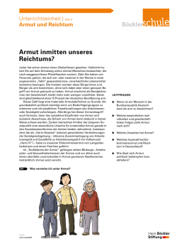 Armut inmitten unseres Reichtums? - Hans-Böckler
