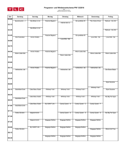 Programm- und Werbeinselschema PW 12/2016