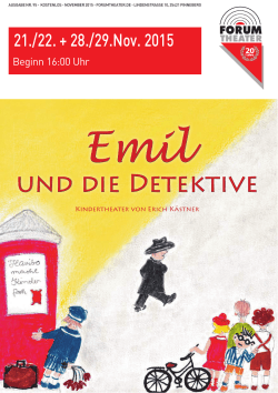 Emil und die Detektive - FORUM THEATER Pinneberg