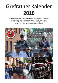 Grefrather Kalender 2016