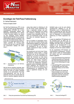 Grundlagen der Feld-Fluss-Fraktionierung - Analytik-News