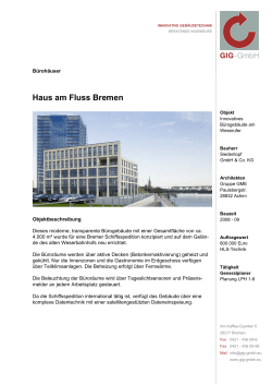 Haus am Fluss Bremen - GIG-GmbH