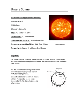 Unsere Sonne - Erasmus Sun