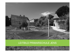LEITBILD PRIMARSCHULE JENS