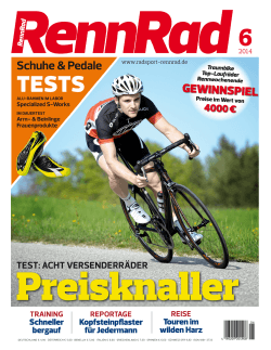 RennRad Magazin Print 10/2015
