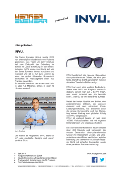 INVU - WENGER EYEWEAR GmbH