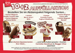 10+2 Auffüllaktion - Recker Feinkost GmbH