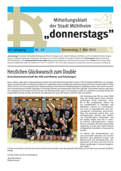 Herzlichen Gl&uuml;ckwunsch zum Double