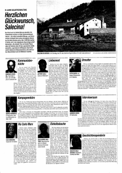 Herzlichen Gl&uuml;ckwunsch Salecina (woz)