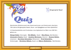 Herzlichen Gl&uuml;ckwunsch den Gewinnerinnen und