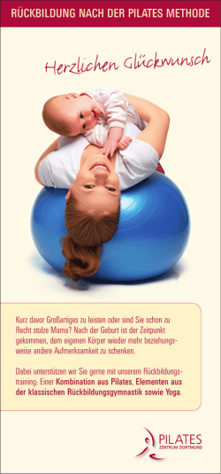 Herzlichen Gl&uuml;ckwunsch - Pilates Zentrum Dortmund