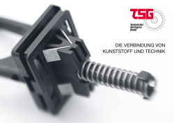 Die verbinDung von kunststoff unD technik