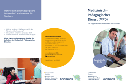 Medizinisch- Pädagogischer Dienst (MPD)