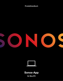 Sonos Controller für Mac und PC