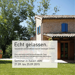 Echt gelassen. - Ralph Goldschmidt