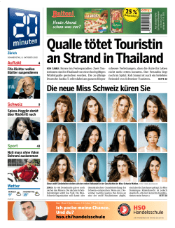 Qualle tötet Touristin an Strand in Thailand