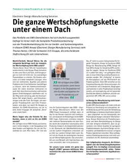 Publikation "Wertschöpfungskette unter einem Dach"