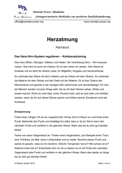 Herzatmung - Mentale Power Akademie