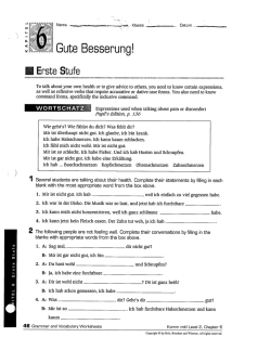 Gute Besserung!