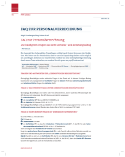 PVP-geringfügig Beschäftigte - Mag. Rainer Kraft