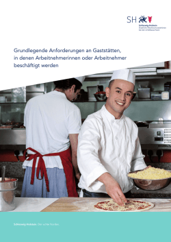 Grundlegende Anforderungen an Gastst&auml;tten, in