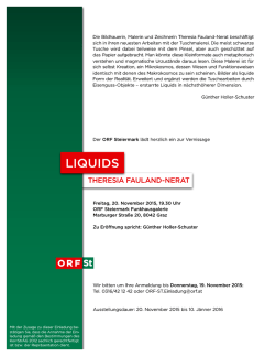 Die Bildhauerin, Malerin und Zeichnerin Theresia Fauland