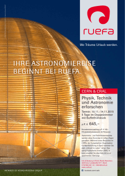 ihre Astronomiereise BeGinnt Bei ruefA.