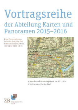 Zeitreisen durch alte Karten und Panoramen