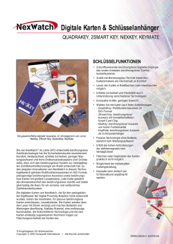 Digitale Karten & Schl&uuml;sselanh&auml;nger