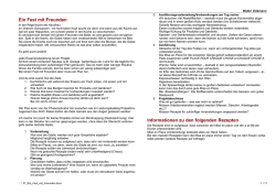Ein Fest mit Freunden - Volkmann-PM