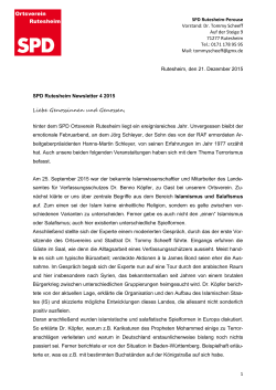 SPD Newsletter 4 2015