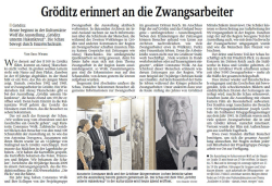 Gröditz erinnert an die Zwangsarbeiter