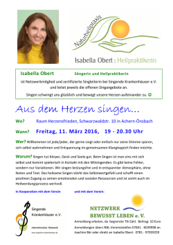Heilsames Singen - Yoga-Akademie